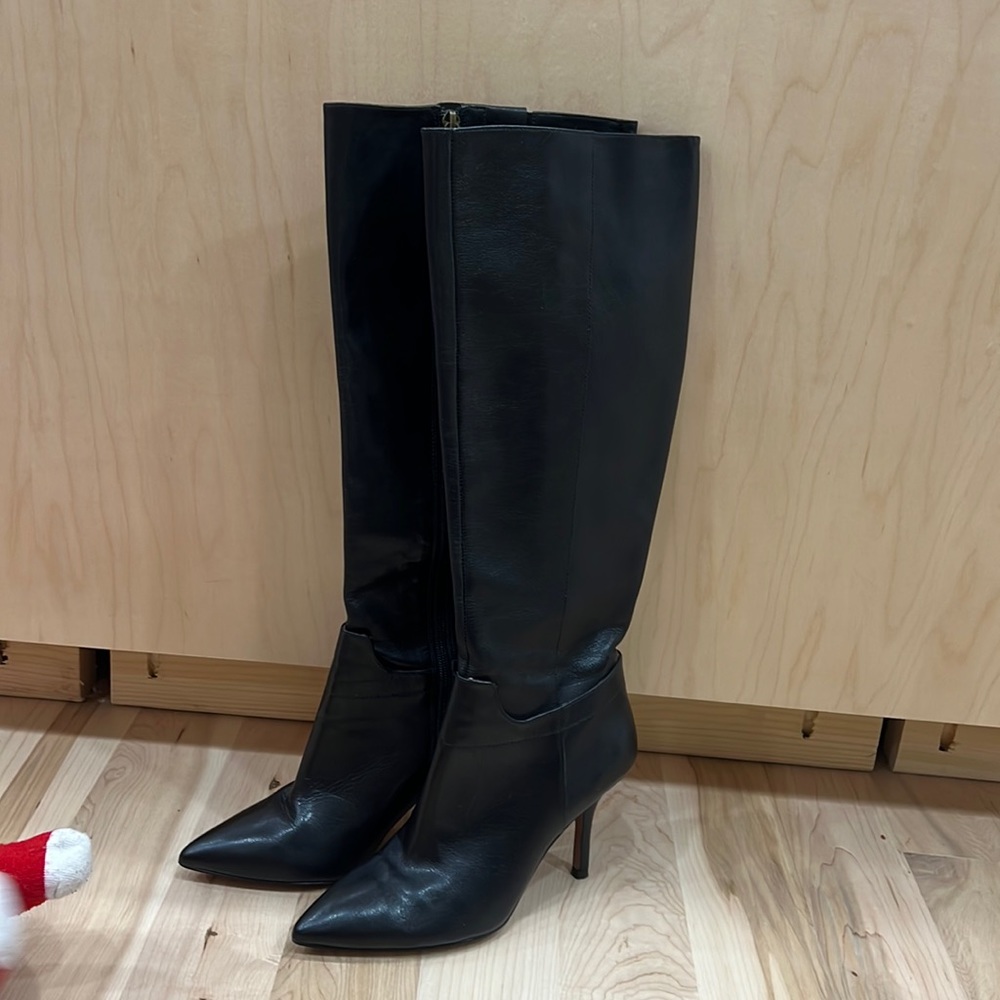 Black Nine West boots- worn once